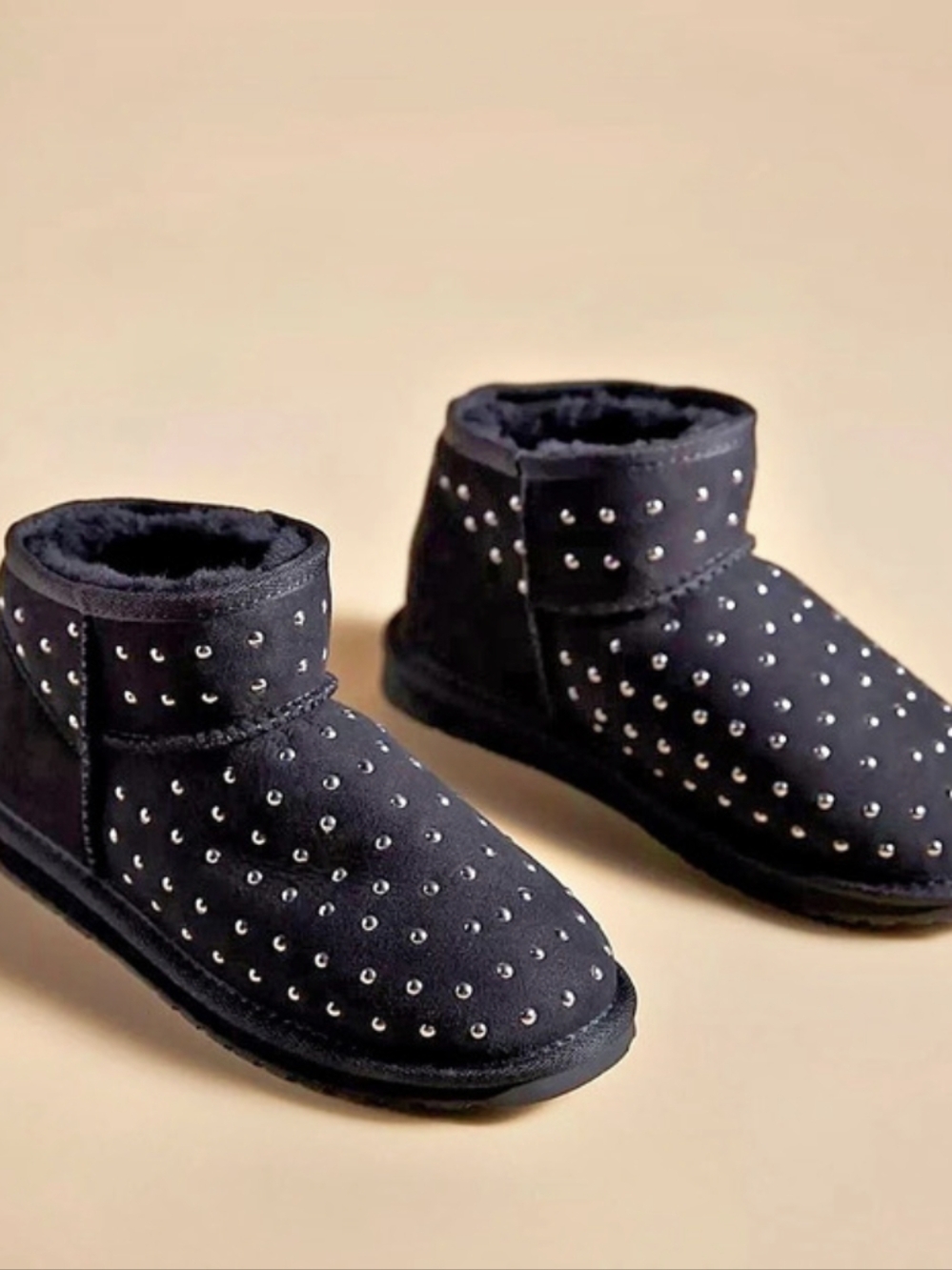 EMU Australia Yilpi Black Studded Ankle Boots